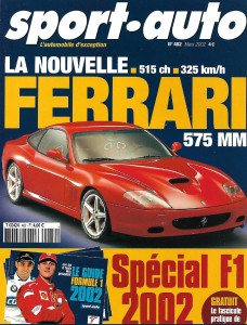 SPORT AUTO 2002 MAR - FRENCH LANGUAGE - FERRARI, F1 2002 SPECIAL